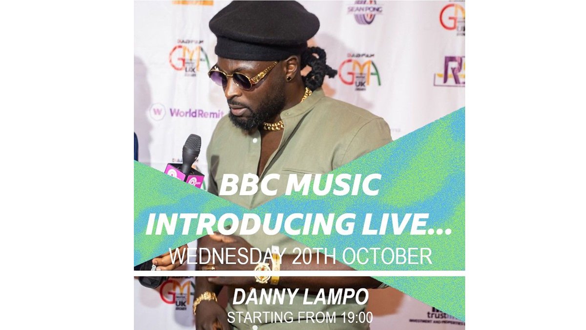 Danny Lampo to perform at BBC Music Introducing After Party in UK 