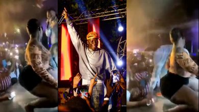 Two days after intercepting a pervert while performing on stage, Stonebwoy is still being hailed by all!