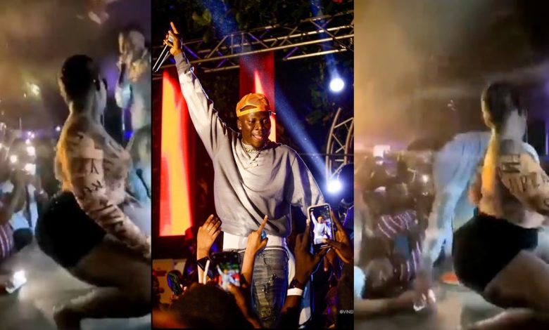 Two days after intercepting a pervert while performing on stage, Stonebwoy is still being hailed by all!