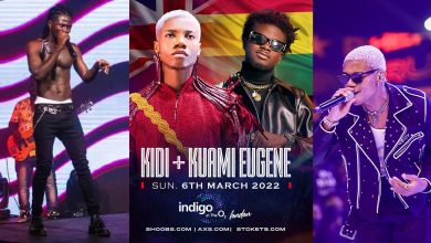 KiDi & Kuami Eugene book 2022 Independence Day for Indigo O2 gig in London!