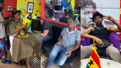 Father/Son moment! Kwesi Arthur hails dad for serving favourite meal & escorting him to the barbers