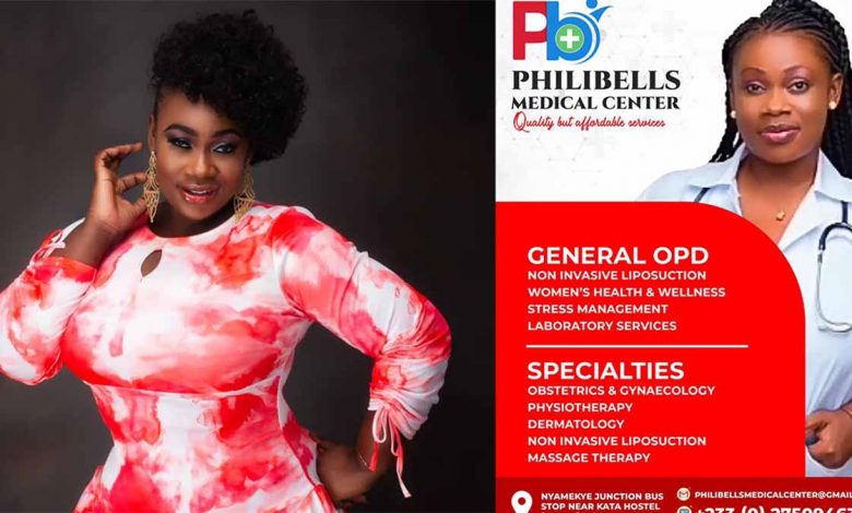 Philipa Baafi now a certified Medical Doctor; set to dish out free treatment at opening of her own Philbells Medical Center!