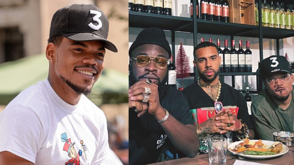 We are here! Chance The Rapper links up with Vic Mensah & M.anifest in Ghana as they crack open coconuts