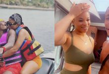'Hard guy' Shatta Wale tamed by love of new girlfriend Elfreda as they passionately lock lips