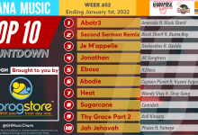 2021 Week 52: Ghana Music Top 10 Countdown