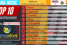 2022 Week 5: Ghana Music Top 10 Countdown