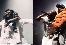 Darkovibes & Stonebwoy bring the Ghana flavour to Davido's O2 arena concert; audience sing their songs word for word!