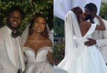 After an entire decade of dating, Fuse ODG weds Zimbabwean spouse; Sarkodie, Cheddar, Stefflon Don attend!