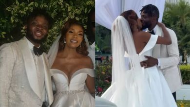After an entire decade of dating, Fuse ODG weds Zimbabwean spouse; Sarkodie, Cheddar, Stefflon Don attend!