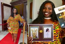 Tap Tap Send Ghana Music Awards USA 2022 nominee, Efua dazzles patrons with USA national anthem at nomination dinner!