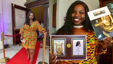 Tap Tap Send Ghana Music Awards USA 2022 nominee, Efua dazzles patrons with USA national anthem at nomination dinner!