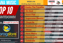 2022 Week 16: Ghana Music Top 10 Countdown