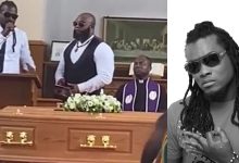 Ghanaians represent fully at Sonni Bali's Funeral in the UK with hot Jama; Samini attends & gives eulogy