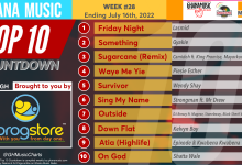 2022 Week 28: Ghana Music Top 10 Countdown
