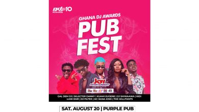 Ghana DJ Awards’ PUB FEST Storms Purple Pub This Saturday