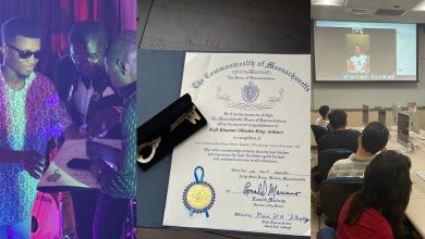 Kofi Kinaata honoured by Massachusetts House of Representatives, receives Keys to the City of Worcester & lectures 1st year students of the University of Texas!