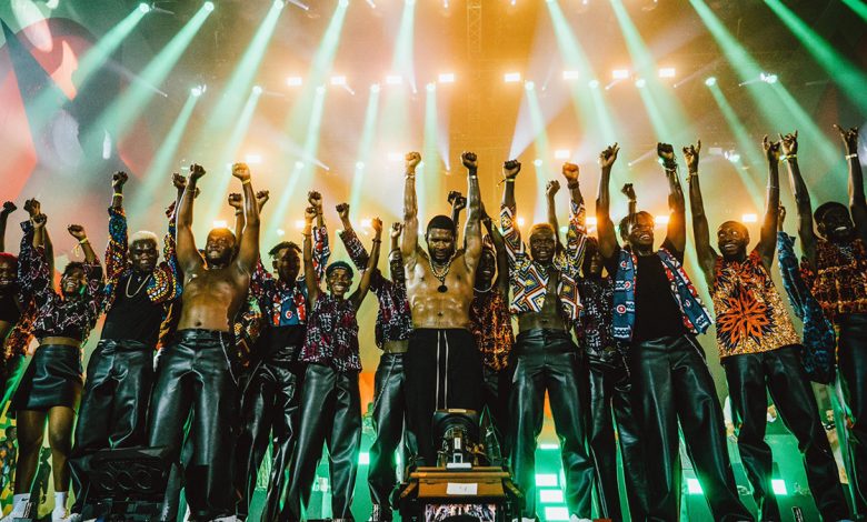 Usher promises a main event in Ghana after 'warmup' session; spotted in a heated 'Jama' with DWP Academy dancers