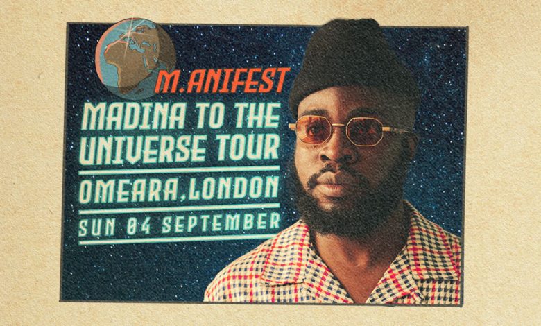 M.anifest unveils official dates for his Madina To The Universe tour!