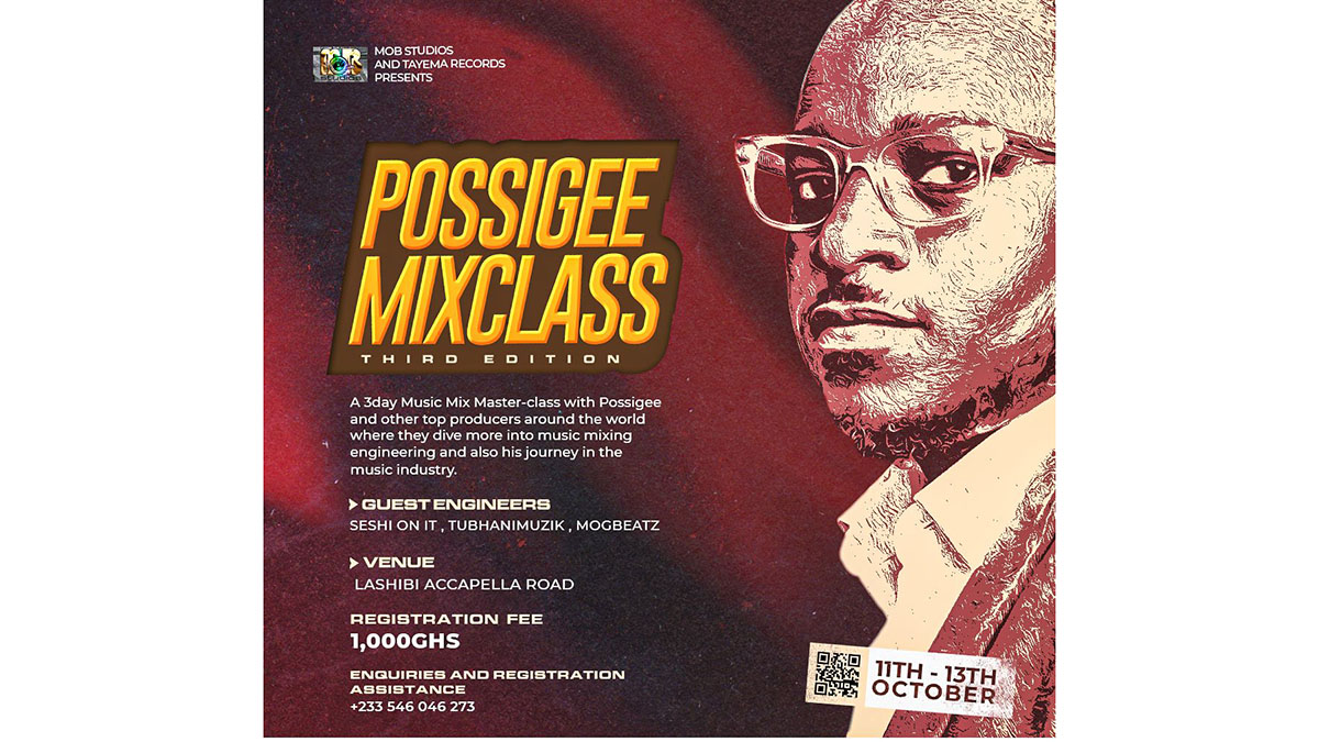 Possigee announces third edition of his revolutionary Mix Class for all producers!