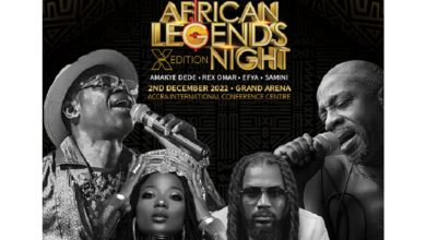 Amakye Dede, Rex Omar, Efya, Samini billed for 10th-anniversary concert of African Legends Night