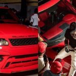 Shatta Wale's customized Range Rover steals the spotlight at birthday party; fails to drop GoG!