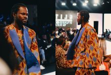 Fameye walks runway at Glitz Africa Fashion Weekend 2022