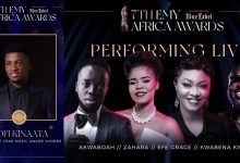 Efe Grace, Akwaboah, Kwabena Kwabena, others thrill patrons at EMY Africa Awards; Kofi Kinaata crowned Music Man of the Year