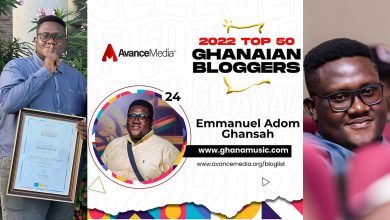 GhanaMusic.com's Emmanuel Adom Ghansah ranked among Avance Media 2022 Top 50 Ghanaian Bloggers