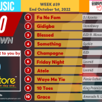 2022 Week 39: Ghana Music Top 10 Countdown