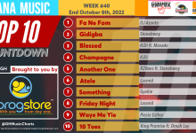 2022 Week 39: Ghana Music Top 10 Countdown