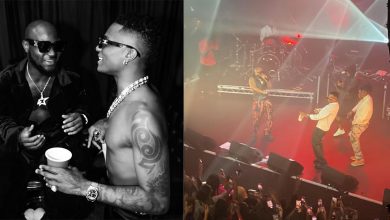 King Promise ends off 5-star world tour with a surprise pop up & performance with Wizkid in London!