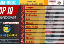 2022 Week 44: Ghana Music Top 10 Countdown