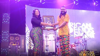 Samini now a certified legend after induction into Music Legends Hall of Fame at African Legends Night!