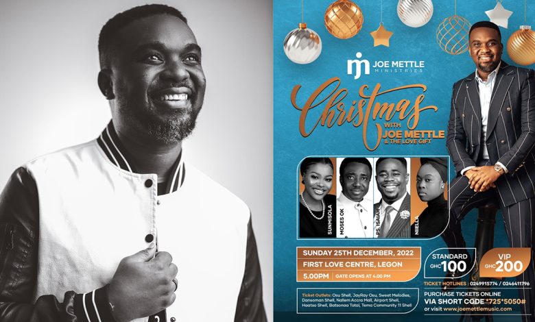 Joe Mettle lights up Christmas with 25th December concert!