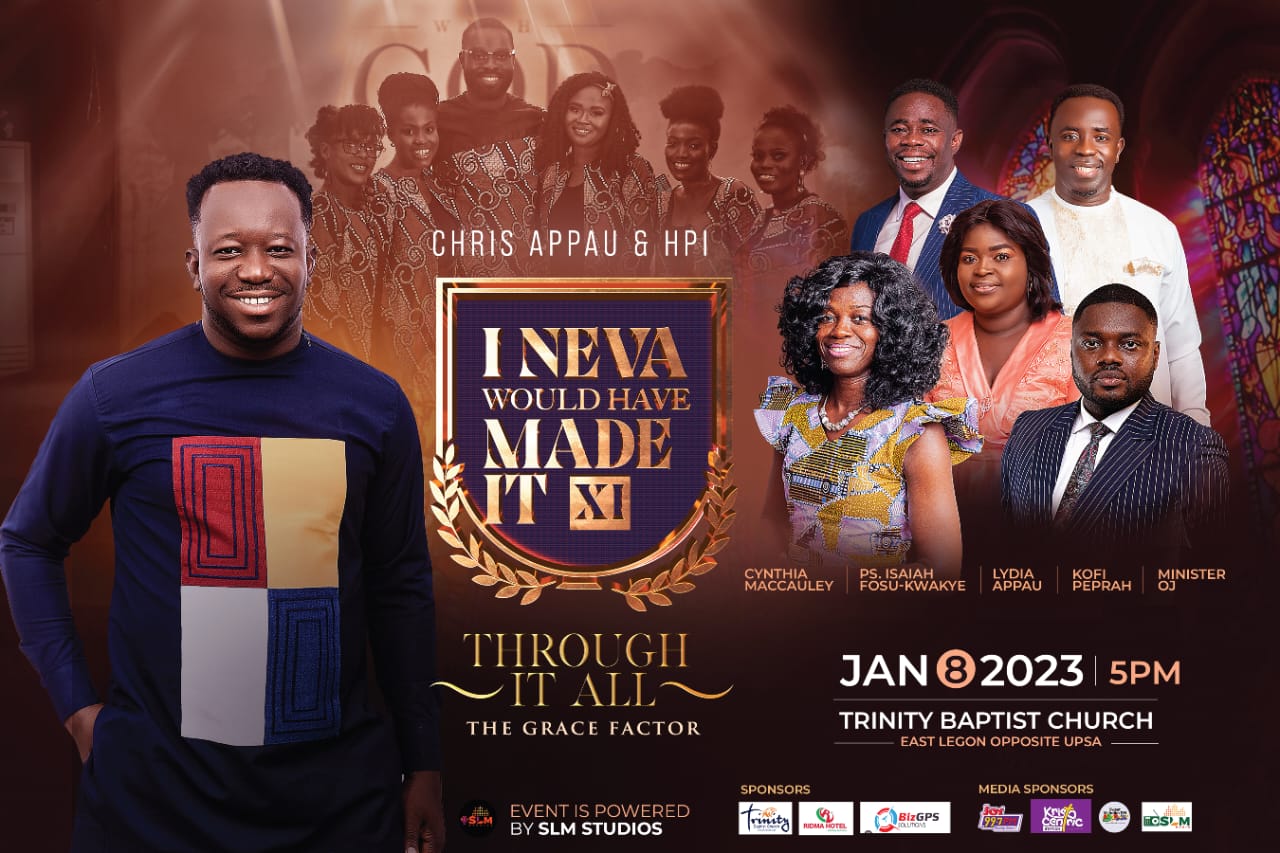 Chris Appau set for 'Never Would Have Made It' 2023 on January 8 with Minister OJ, Ps Isaiah, Kofi Owusu Peprah, others