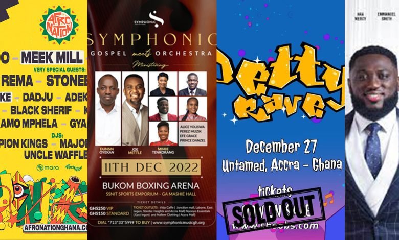 Where the party dey today?! List of all buzzing events (Gospel/Secular) this December 2022!