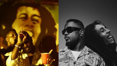 Sarkodie lands a Bob Marley feature on a remix of his 1973 'Stir It Up' hit single written for Rita, his wife!