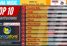 2023 Week 2: Ghana Music Top 10 Countdown