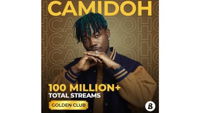 Camidoh Joins Boomplay's Golden Club With 100M Streams