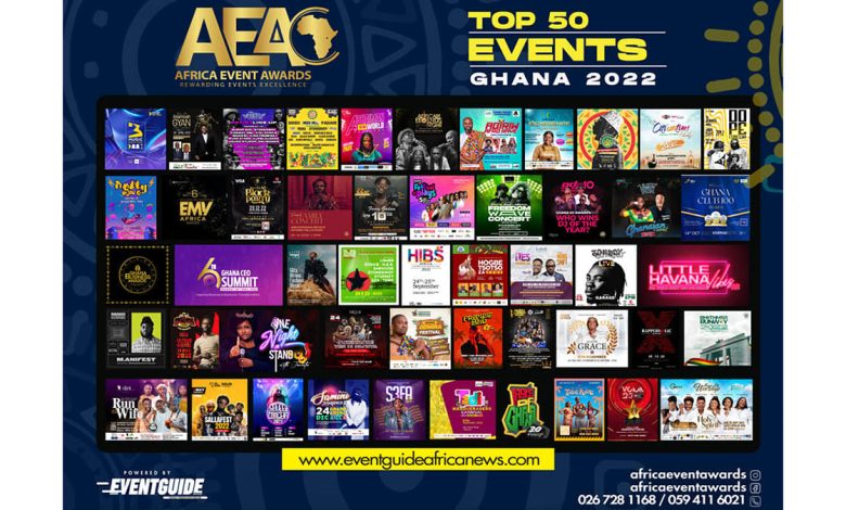 Checkout Event Guide Africa's 2022 top 50 events in Ghana!