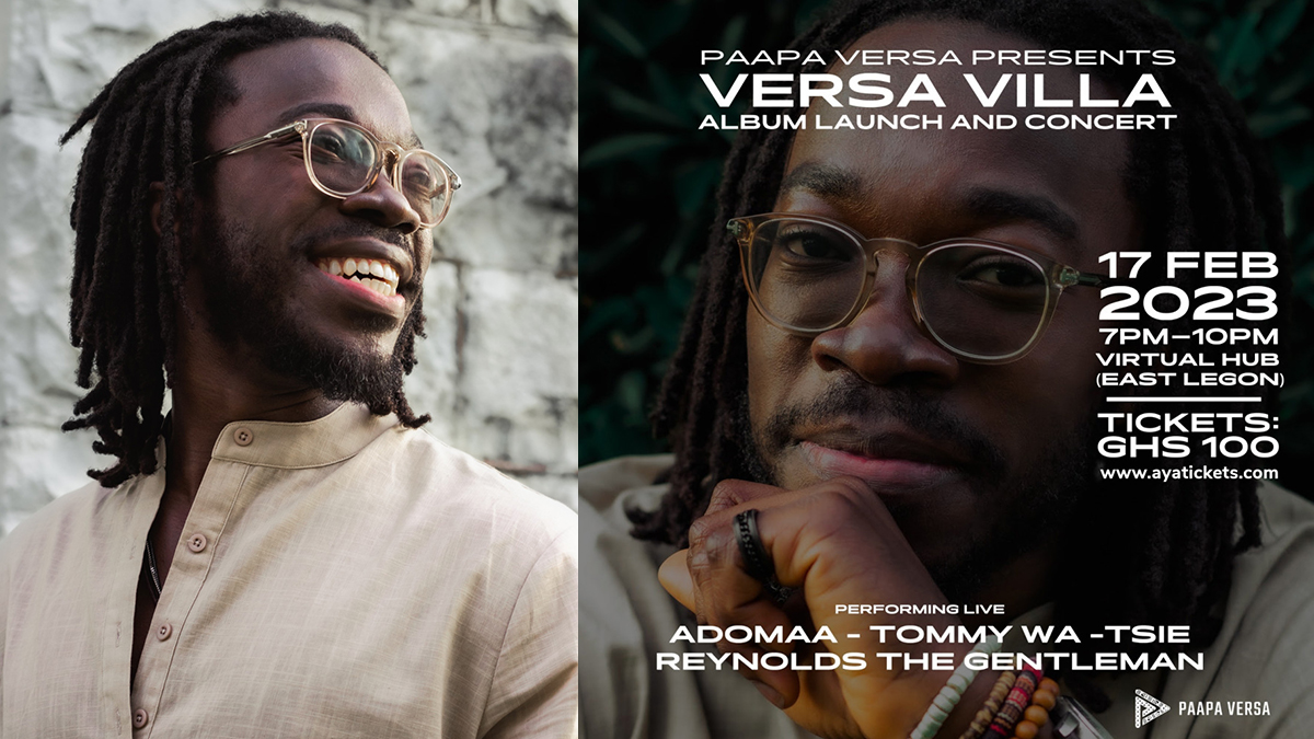 Paapa Versa’s album launch concert set for February 17