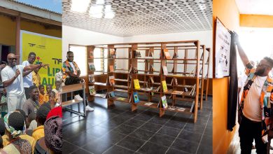 DJ Mensah under the Mensah Foundation commissions ultramodern library for Ayiresu D/A Basic School
