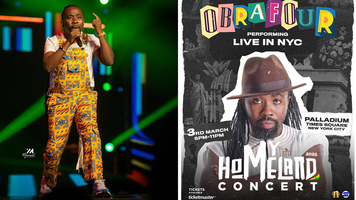 Obrafour set for a USA Tour this March beginning with “My Homeland Concert” at the Palladium, Times Square, NY