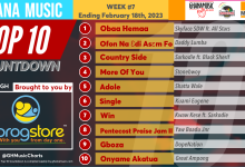 2023 Week 7: Ghana Music Top 10 Countdown