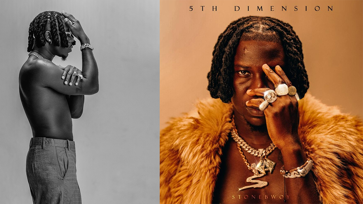 Stonebwoy puts on Stormzy, Shaggy, Angelique Kidjo, others on upcoming '5th Dimension' album as cover art & tracklist drop!