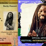 Rocky Dawuni billed for Festival International de Louisiane, among other updates!