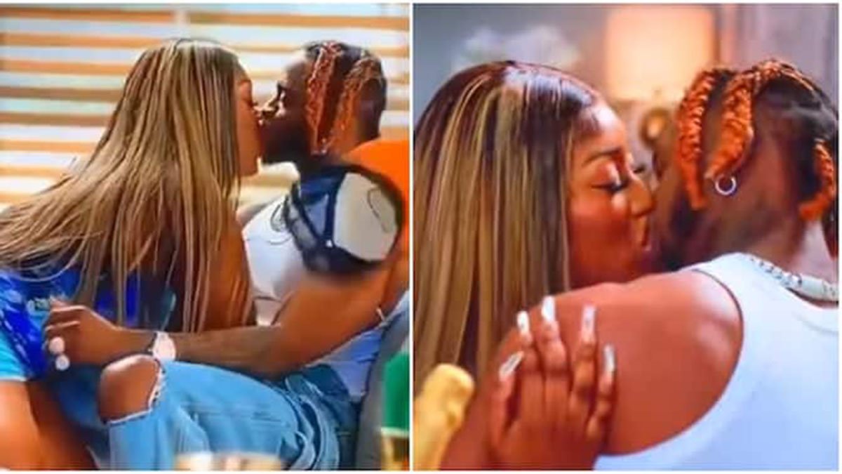 Fantana gives Diamond Platnumz his best kiss ever; causes his baby mama to  react! – WATCH HERE | Ghana Music