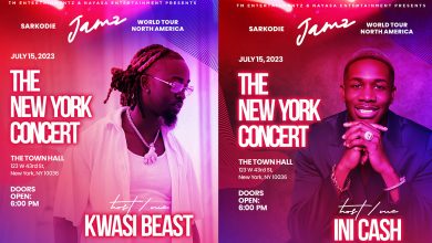 Meet Kwasi Beast and Ini Cash: The Dynamic duo set to elevate Sarkodie's New York Jamz World Tour