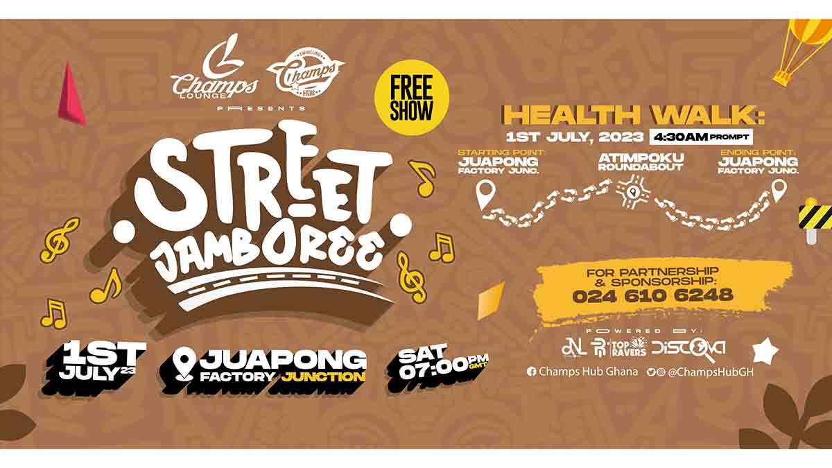 Street Jamboree: Ghana's Biggest Street Carnival Comes to Juapong on 1st July, 2023