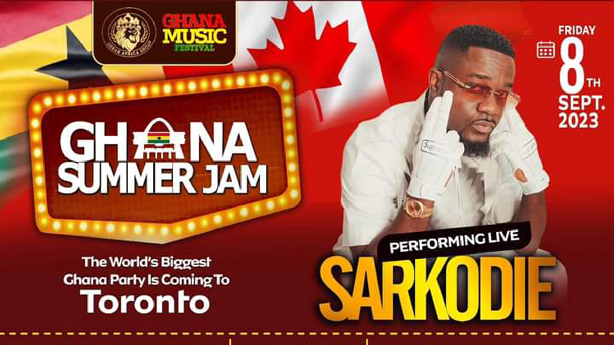 Sarkodie Set to Perform at Ghana Summer Jam in Canada | Get Your Tickets Now!